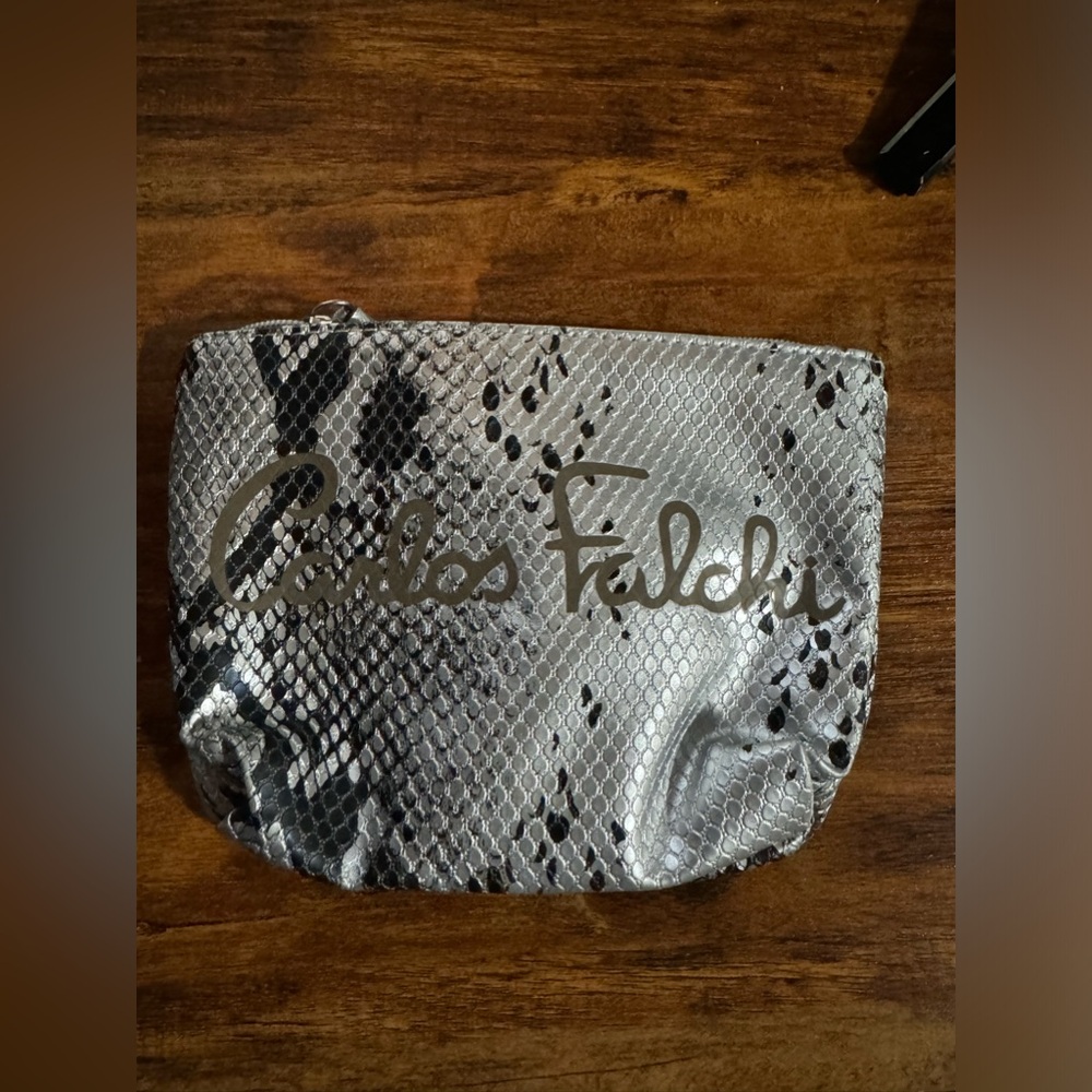 Carlos Falchi cosmetic pouch